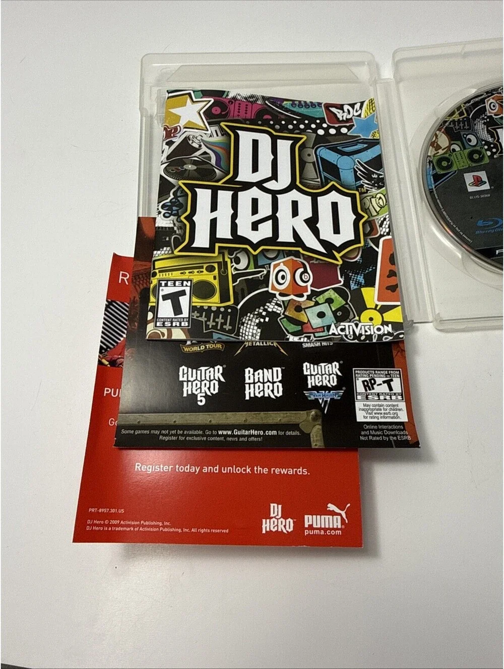 DJ Hero (Sony Playstation 3 PS3) Video Game CIB Complete Rated Teen Hottest Hits